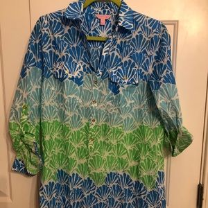 Lily Pulitzer button down dress